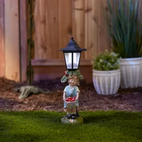 Apple Basket Solar Street Light Statue