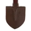 Cast Iron Garden Shovel with Built-In Thermometer - Durable Outdoor Tool
